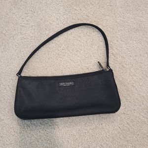 Kate Spade black vinyl purse